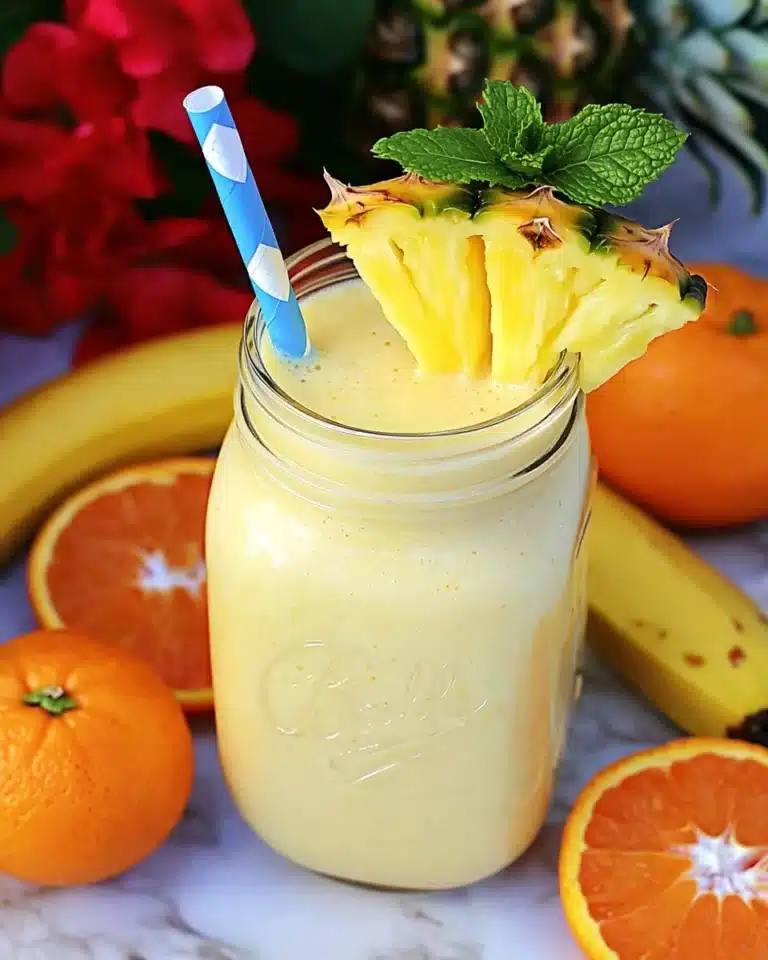 Mango Orange Protein Smoothie Recipe