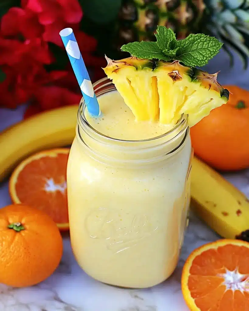 Mango Orange Protein Smoothie Recipe