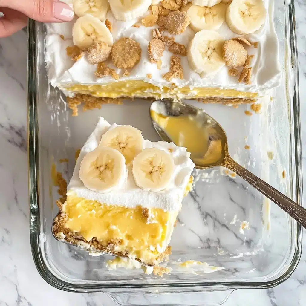 Banana Pudding Poke Cake Recipe - Recipe Image