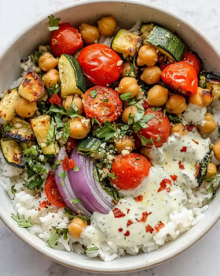 Roasted Chickpea & Veggie Bowl Recipe