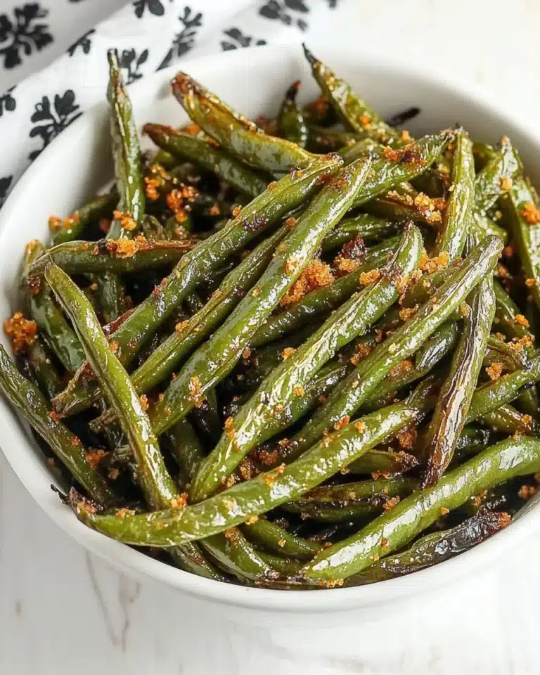 Parmesan Roasted Green Beans Recipe