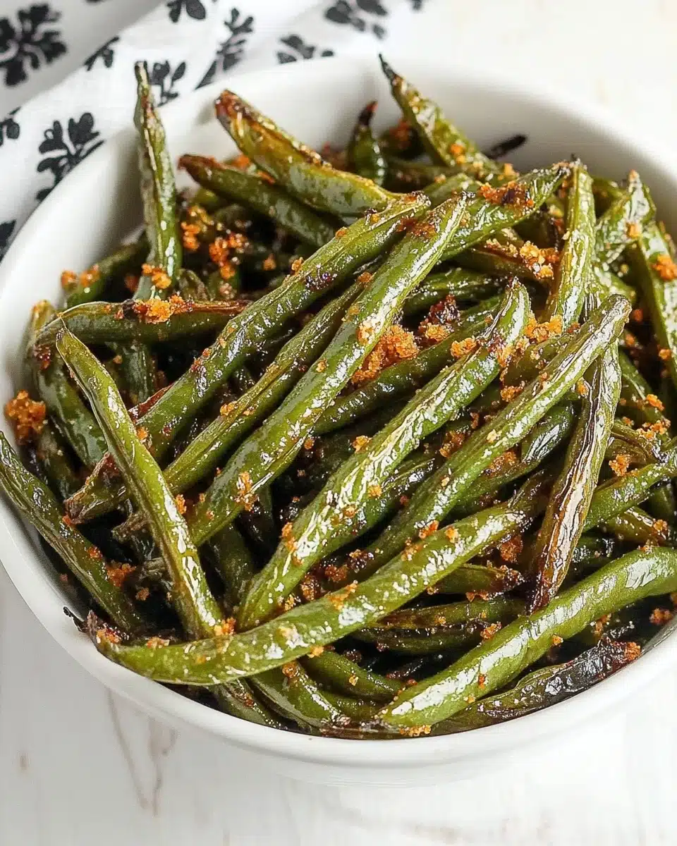 Parmesan Roasted Green Beans Recipe