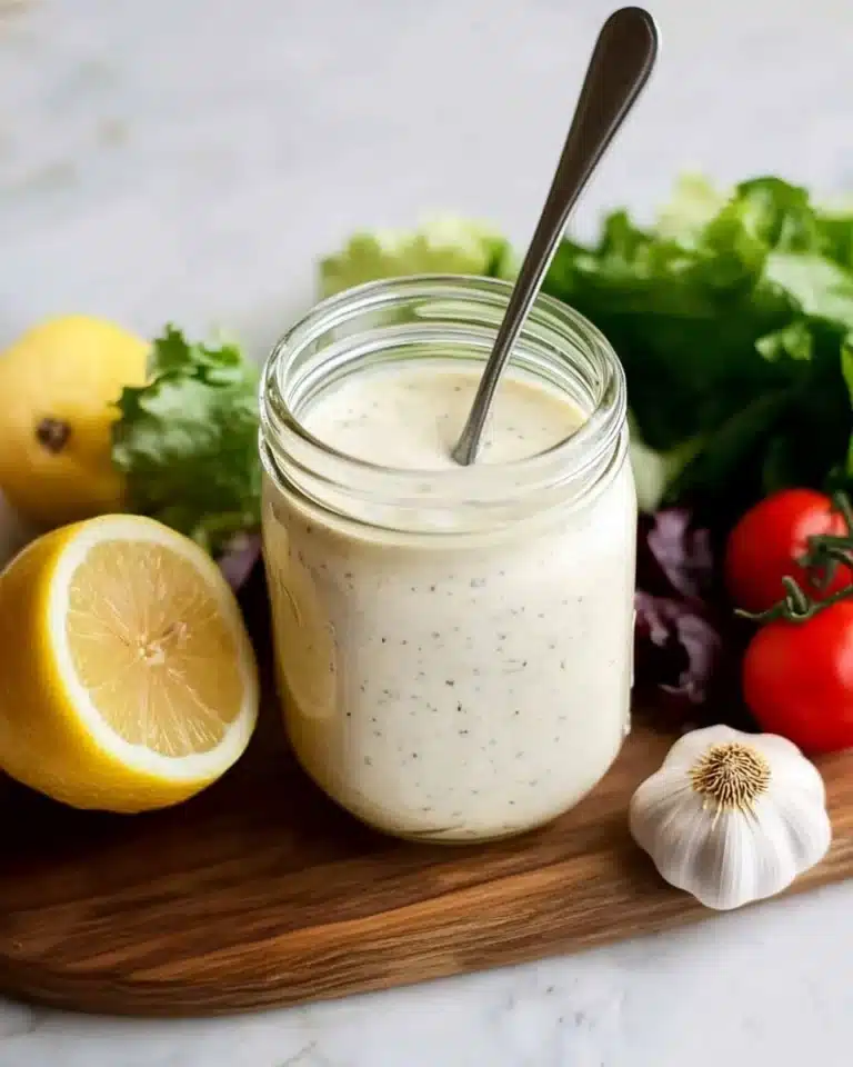 Creamy Parmesan Salad Dressing Recipe