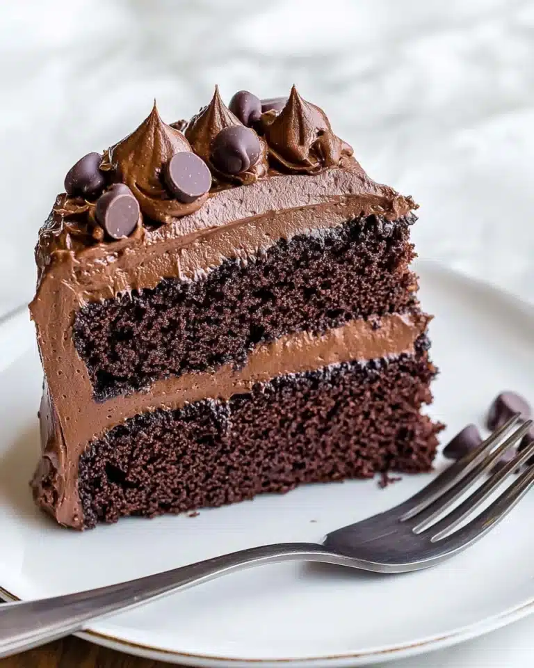 Deliciously Moist Chocolate Layer Cake Recipe