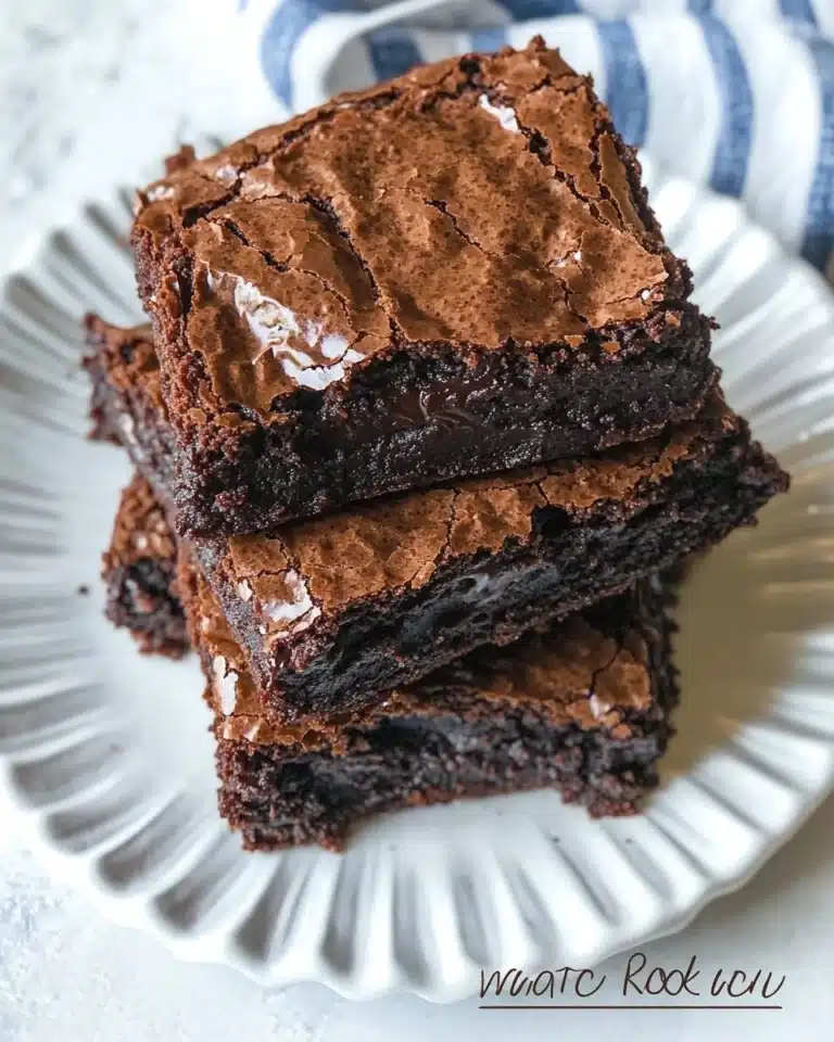 Miso Caramel Soy Sauce Brownies Recipe