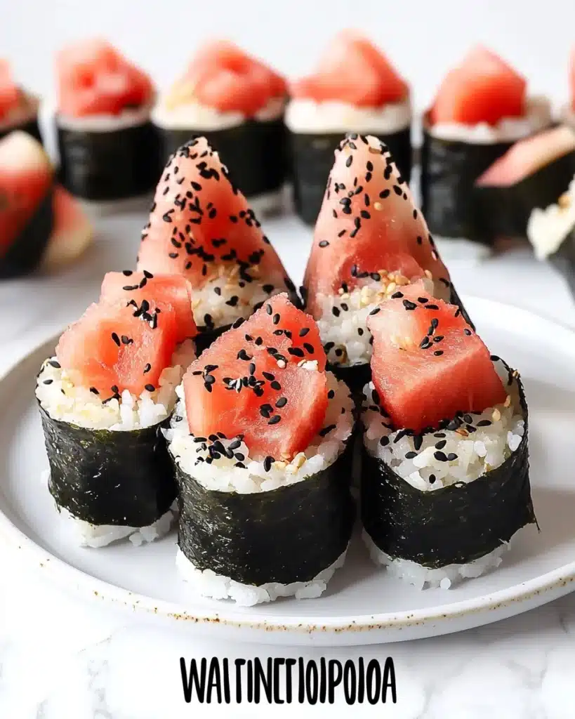 Spicy Watermelon Vegan Sushi Recipe