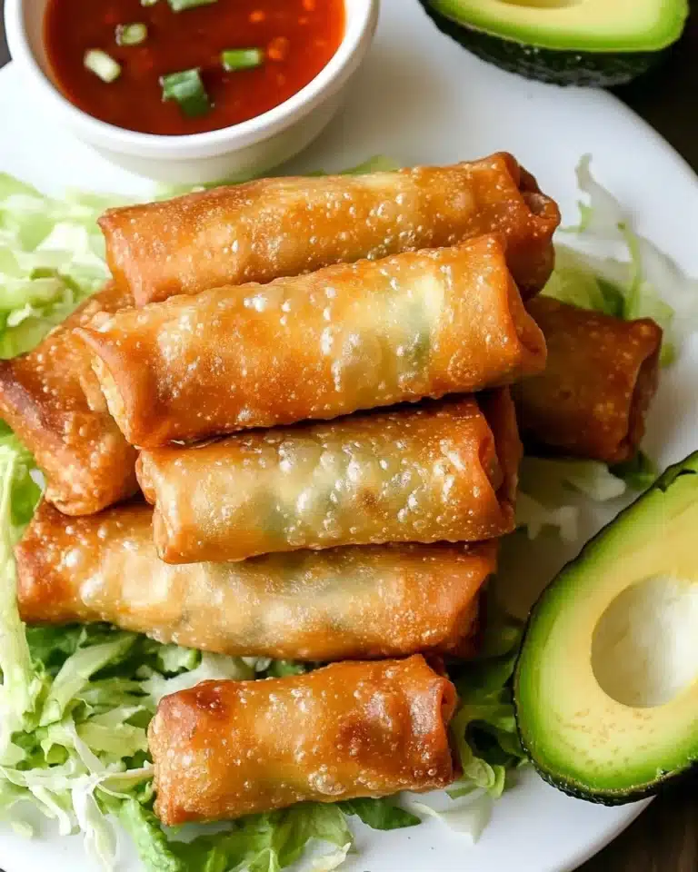 5-Ingredient Avocado Egg Rolls Recipe