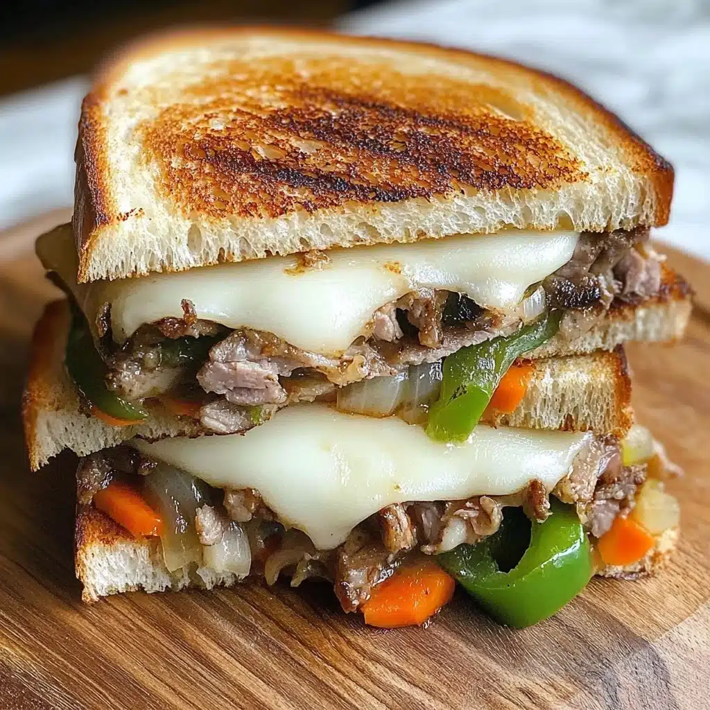 Roasted Beef Grilled Cheese Sandwich Recipe - Recipe Image