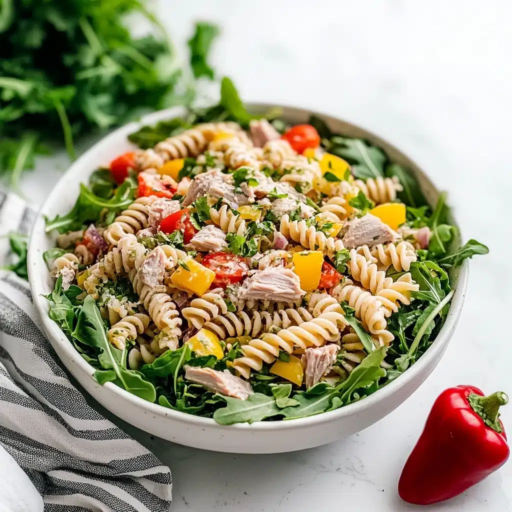 Quick Summer Tuna Pasta Salad Recipe - Recipe Image
