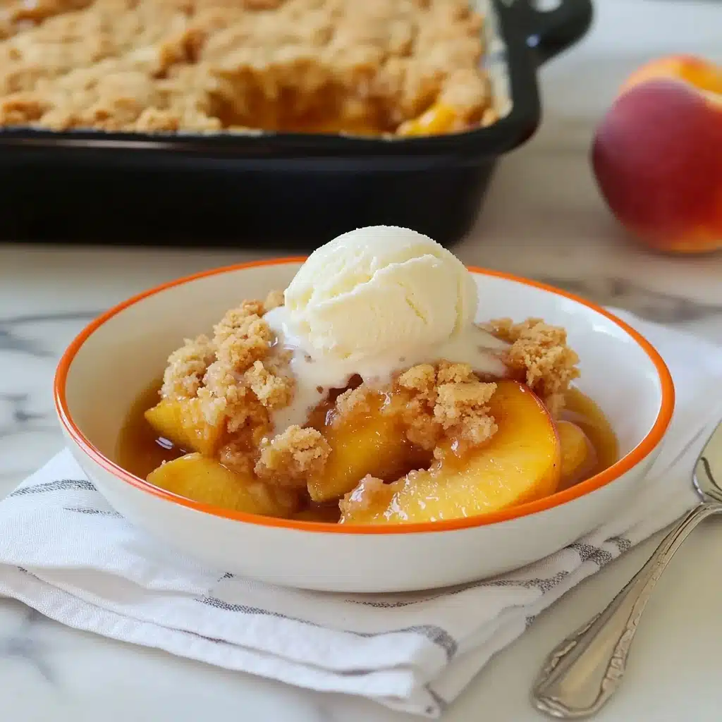 Fresh Southern Peach Cobbler Recipe - Recipe Image