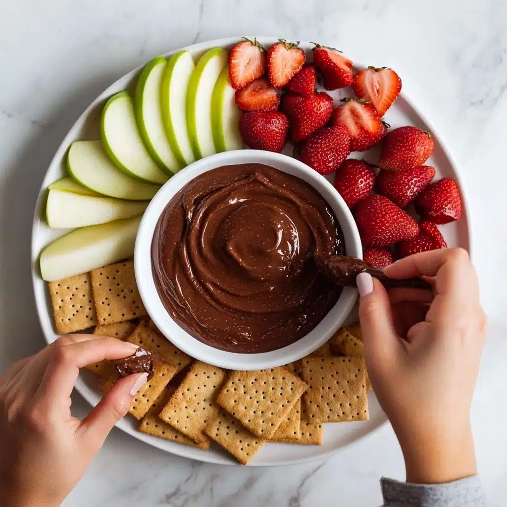 Healthy Chocolate Hummus Dip Recipe - Recipe Image