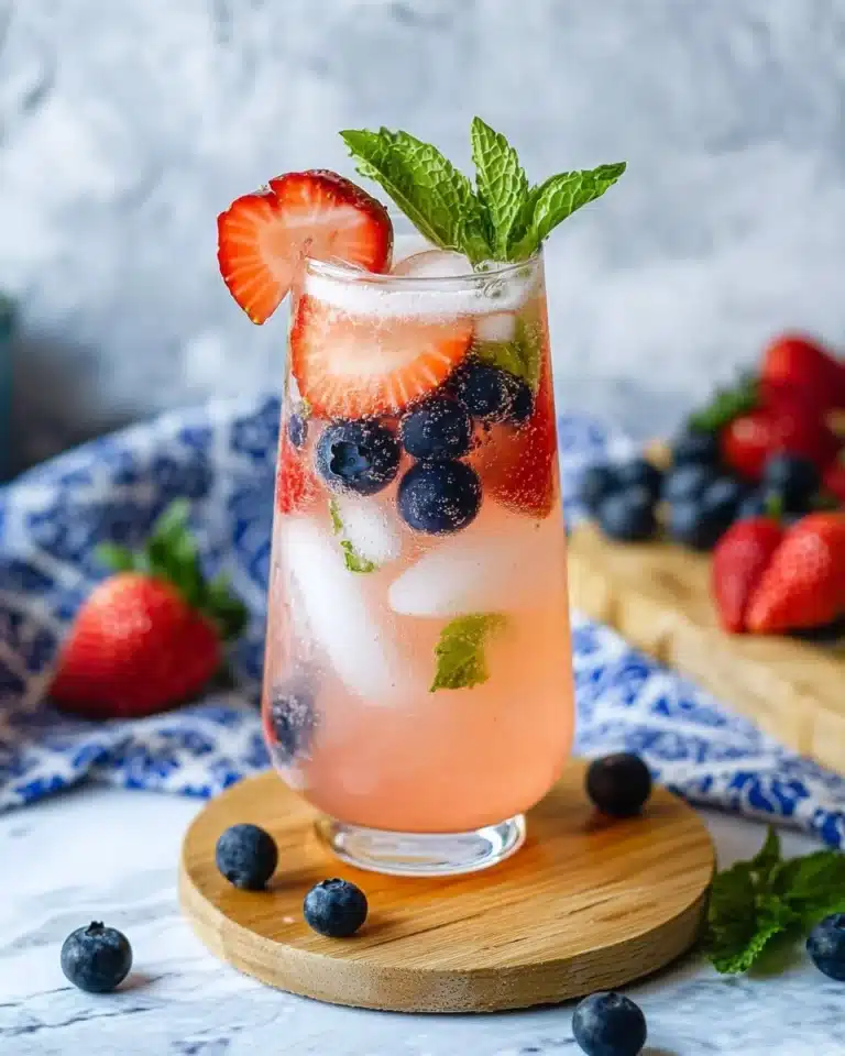 4th of July Mocktail Recipe