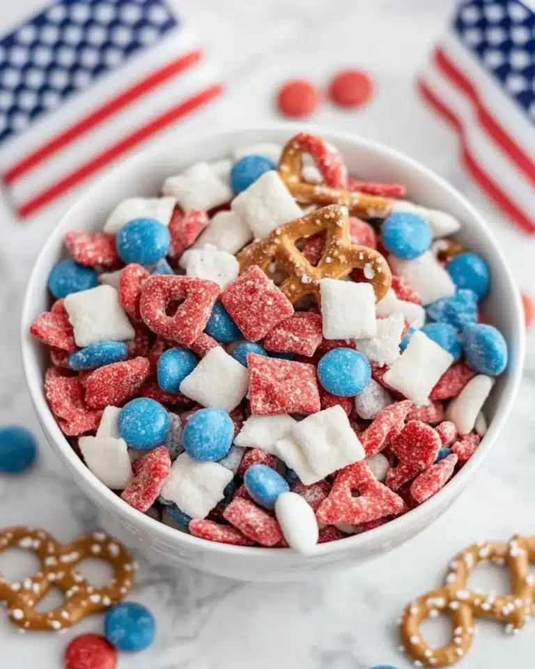 Red, White, and Blue Snack Mix Recipe