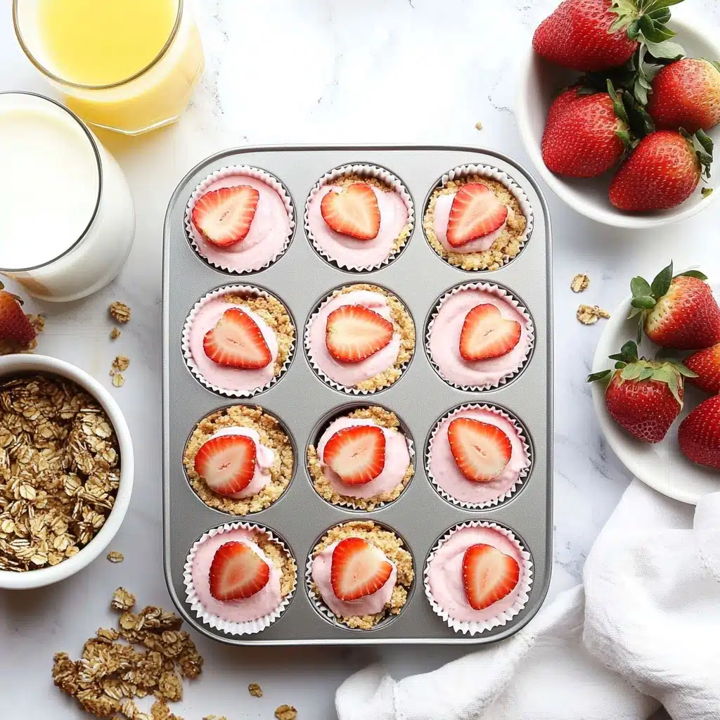 3 Ingredient Strawberry Yogurt Bites Recipe - Recipe Image