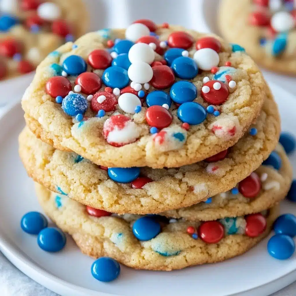 Fireworks Pudding Cookies Recipe - Recipe Image