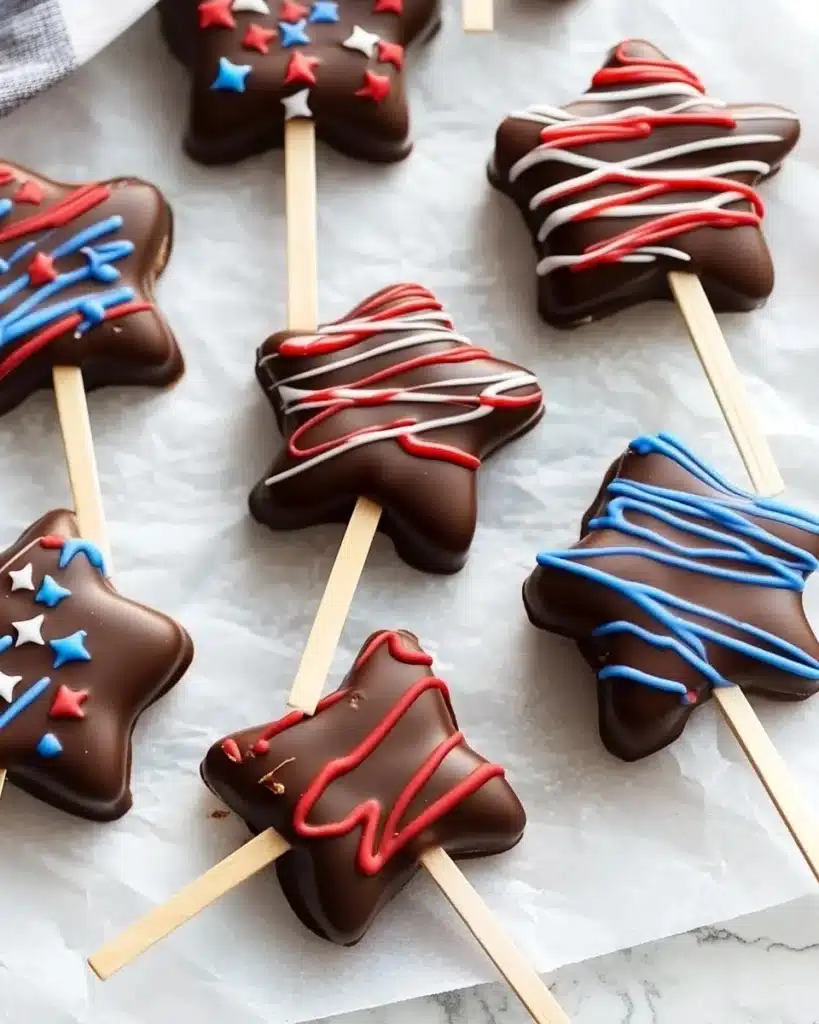 Fourth of July Cheesecake Pops Recipe