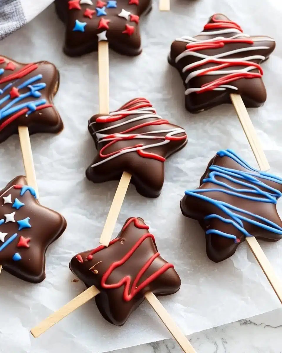 Fourth of July Cheesecake Pops Recipe