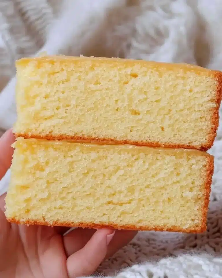 Fluffy Vanilla Sponge Cake Recipe