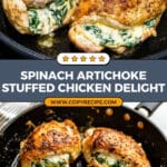 Spinach Artichoke Stuffed Chicken Recipe
