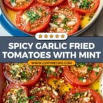 Garlic Fried Tomatoes Recipe