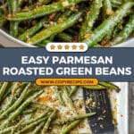 Parmesan Roasted Green Beans Recipe