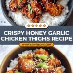 Honey Garlic Crispy Chicken Recipe