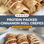 Cinnamon Roll Protein Crepes Recipe