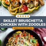 Skillet Bruschetta Chicken Dinner Recipe