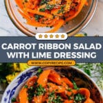 Carrot Ribbon Salad Recipe