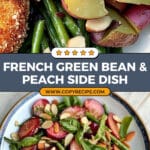 French Beans Salad with Peach Recipe