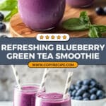 Blueberry Green Tea Smoothie Recipe