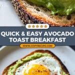 Healthy 5 Minute Avocado Toast Recipe