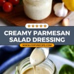Creamy Parmesan Salad Dressing Recipe