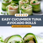 Cucumber Tuna Avocado Rolls Recipe