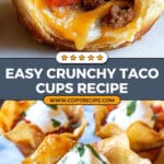 Crunchy Taco Cups Recipe