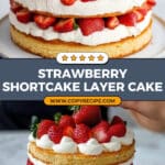 Strawberry Shortcake Layer Cake Recipe