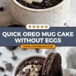 Best Oreo Mug Cake Recipe (No Egg) Recipe