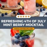 4th of July Mocktail Recipe