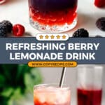 Summer Berry Lemonade Refresher (Starbucks Copycat) Recipe