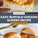 Buffalo Chicken Sliders Recipe