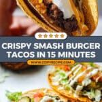 Easy Smash Burger Tacos Recipe
