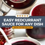Easy Redcurrant Sauce Recipe
