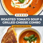 Easy Tomato Soup with Grilled Cheese Recipe