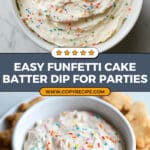 Homemade Dunkaroo Dip (Funfetti Cake Batter Dip) Recipe