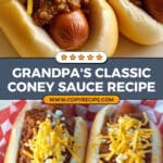 Grandpa's Classic Coney Sauce Recipe