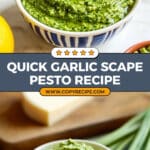 15-Minute Garlic Scape Pesto Recipe