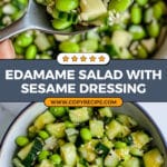Edamame Salad - Sesame Dressing Recipe