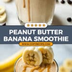 Peanut Butter Banana Smoothie Recipe