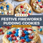 Fireworks Pudding Cookies Recipe
