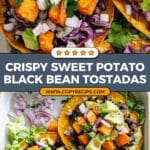 Sweet Potato and Black Bean Tostadas Recipe